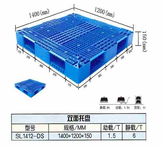 供应双面网格塑料托盘